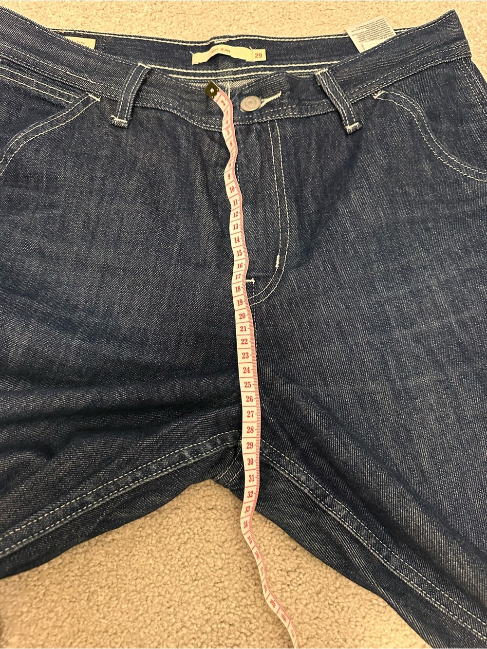 Levi's Women's Dark Blue Boyfriend Jeans - Picture 11 of 12